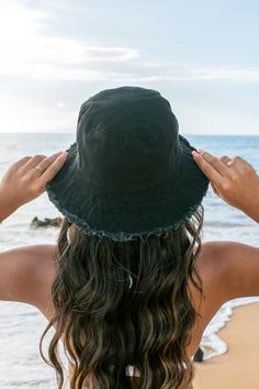 Distressed Canvas Bucket HatsFrayed Edge Detail90%cotton,10%polyesterBrim Length: 3.25"Circumference: 23" Style: Bucket Hat Embellishment: Frayed Edge Material Composition: 90%cotton,10%polyester 23 Style, Style Bucket Hat, Bucket Hat Style, Plus Swimwear, Date Night Dresses, Beach Days, Graphic Tee Shirts, Casual Jeans, Hat Fashion