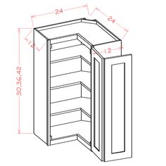 an image of a drawing of the door and drawer for a refrigerator with measurements on it