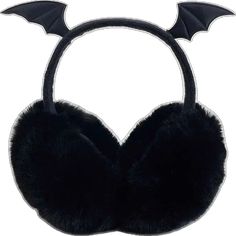 Black Costume Accessories For Winter Cosplay, Gothic Black Costume Accessories With Ears, Black Costume Accessories For Cosplay In Winter, Black Ears Costume Accessories For Costume Party, Black Costume Accessories With Ears For Costume Party, Black Costume Party Accessories With Ears, Winter Cosplay Costume Accessories With Ears, Punk Black Costume Accessories For Winter, Punk Style Black Costume Accessories For Winter