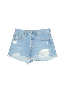 Levi's Denim Shorts Size: 27 Bottoms - used. 100% COTTON | Levi's Denim Shorts: Blue Bottoms - Size 27 Levi's Denim Blue Jeans For Summer, Levi's Blue Jeans For Summer, Levi's Dark Wash Jeans For Summer, Levi's Denim Bottoms In Medium Wash, Levi's Denim Bottoms Medium Wash, Levi's Denim Jeans For Summer, Levi's Summer Denim Jeans, Levi's Casual Ripped Jeans, Levi's Dark Wash Cutoff Jeans