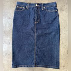 Perfect For The Season! High Rise With Lots Of Stretch.Excellent Condition, Closet Staple. Dolce And Gabbana Blue, Closet Staples, Denim Skirt, Dolce And Gabbana, Womens Skirt, Color Blue, High Rise, Pencil, Skirt