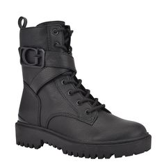 PRICES MAY VARY. made in usa or imported synthetic sole "boot opening measures approximately 9.05" around" man-made upper material Closure type: Zipper Shoes Boots Combat, Rubber Sole Boots, Combat Boots Black, Combat Style, Womens Combat Boots, Combat Boot, Guess Shoes, Cool Boots, Lug Sole