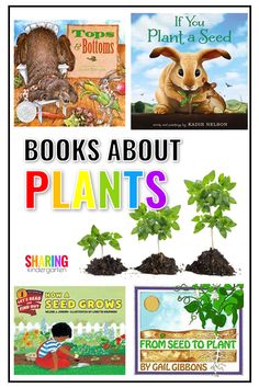 books about plants with text overlay