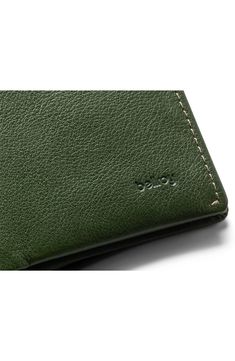 A well-organized interior ensures superior easy and convenience with this RFID-protected wallet. It has a smart pull-tab compartment so you don't have to dig for things, and its made from premium calfskin for lasting appeal. Interior currency pouch; pull-tab slip pocket; three card slots Leather Imported Green Trifold Wallet With Rfid Blocking For Daily Use, Green Trifold Wallet For Everyday Use, Green Trifold Wallet With Card Slots For Everyday Use, Green Rfid Blocking Card Holder For Everyday, Green Rfid Blocking Trifold Wallet For Travel, Green Wallets With Interior Card Slots, Everyday Green Wallets With Interior Card Slots, Green Trifold Wallet With Rfid Blocking, Green Travel Card Holder With Interior Slots