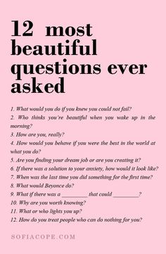 @ Most Beautiful Questions, Beautiful Questions, Vie Motivation, Journal Writing, Self Improvement Tips, Journal Prompts, Food For Thought, The Words