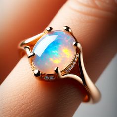 Princess Warrior, Fire Opal Engagement Ring, Ethiopian Opal Jewelry, Magic Items, Opal Wedding Rings, Ethiopian Opal Ring, Princess Ring, Fire Opal Ring, Opal Engagement