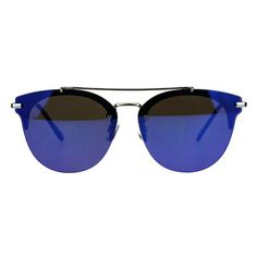 Men's luxury rimless designer fashion sunglasses. (fc6386) Size: one size.  Color: Blue.  Gender: male.  Age Group: adult. Blue Rimless Polarized Sunglasses, Modern Rimless Sunglasses For Beach, Rimless Blue Sunglasses For Party, Blue Rimless Sunglasses For Party, Elegant Rimless Aviator Sunglasses For Summer, Blue Rimless Sunglasses With Uva Protection, Trendy Blue Aviator Sunglasses With Gradient Lenses, Blue Rimless Sunglasses With Uv Protection, Modern Rimless Sunglasses For Summer