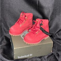 Brand New. Never Worn Dark Red Nubuck Timberland Boot Timberland Boot, Timberland Premium, Timberland Kids, Timberlands Shoes, Timberland Shoes, Dark Wear, Waterproof Boots, Timberland Boots, Dark Red