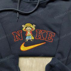 One Piece Luffy Nike Shirt, One Piece Anime Hoodie, Anime Embroidered Sweatshirt Our clothing store is a one-stop shop for all your anime clothing needs. We specialize in selling high-quality, embroidered sweatshirts, t-shirts, and hoodies that feature popular anime characters and designs. One of our most popular items is the One Piece Luffy Nike shirt.... Long Sleeve Tops With Machine Embroidery For Streetwear, Cotton Sweatshirt With Machine Embroidery For Streetwear, Casual Streetwear Tops With Machine Embroidery, Machine Embroidered Cotton Sweatshirt For Streetwear, Casual Tops With Machine Embroidery For Streetwear, Casual Machine Embroidered Tops For Streetwear, Long Sleeve Sweatshirt With Embroidered Patch For Streetwear, Casual Hoodie With Machine Embroidery For Streetwear, Streetwear Embroidered Fleece Sweatshirt