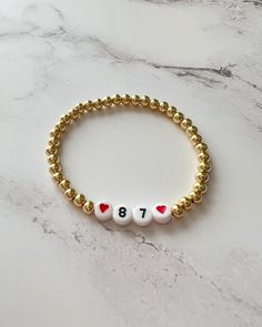 Friendship Bracelets Taylor Swift, Heart Bracelet Gold, Taylor Swift Eras Tour, Taylor Swift Eras, Custom Bracelet, Kc Chiefs, Travis Kelce, Wedding Jewelry Bracelets, Custom Bracelets