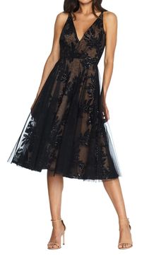 Dress the Population Courtney Sequin Lace Cocktail Dress | Nordstrom Mesh Cocktail Dress, Floral Tulle Dress, Cocktail Dress Classy, Double Wedding, Lace Cocktail Dress, Fashionable Clothes, Cocktail Attire, Skirt Style, Dress The Population