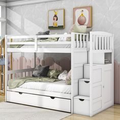 Bed With Shelves, Wood Bunk Bed, Wood Bunk Beds, Bed Shelves, Storing Clothes, Bedroom Essentials, La Source, Bunk Bed, Sleep Comfortably