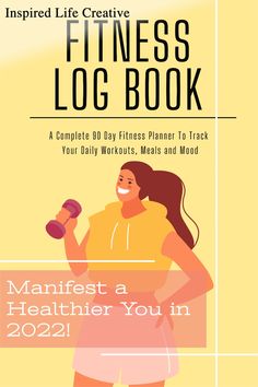 Ready to tackle your exercise and weight loss goals?It’s time to manifest a healthier you with this all-in-one fitness log book. Track your daily workouts, plan meals, set goals, track habits, record your weekly weight loss and more!It’s a fitness planner, workout log, weight loss journal and meal tracker all in one book!