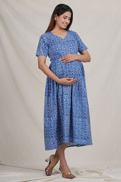 Maternity Dress For Women Delivery Labour Nursing Kurtis Cotton Maternity Gown Pregnancy Wear For Women Zip For Baby Feeding Gown. Maternity Dress For Women Delivery Labour Nursing Kurtis. Soft Lightweight Breathable. Fabric that Keeps you Cool. Comfortable for Night and Day. 100% Cotton Fabric. Skin and Baby Safe Fabric.  Size--XS, S, M, L, XL, 2XL, 3XL, 4XL, 5XL, 6XL. Length - 48 Inches. Adapts to your Belly Size. Hand block Print Fabric.  Customisation Can be Done.  Wash Care :  Do Not Soak or Tumble Dry. Cold Water Wash Using Mild Detergent. Dry in Shade. Use Warm Iron. All Items are Nicely Packaged. We Accept all Type of Custom Orders. For Custom Orders, Kindly What's App us on +91 98293 85881. NOTE: The Color of Images Shown above may Slightly vary due to Flash Light and Camera-Resol Feeding Gown, Delivery Hospital Gown, Pregnancy Wear, Delivery Hospital, Labor Nurse, Pregnancy Dress, Nursing Wear, Hospital Gown, Labor Delivery