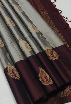 Pure handloom Double warp soft silk saree Fancy design on silk Sarees Contrast pallu and blouse Border same on both sides Silkmark certified  *Price 6650+$* Fancy Design, Soft Silk Sarees, Handloom Saree, Silk Saree