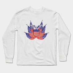 Vintage illustration patriotic design featuring the American Flag. -- Choose from our vast selection of Long Sleeve T-Shirts to match with your favorite design to make the perfect custom graphic Long Sleeve T-shirt. Pick your favorite: Classic or Premium. Customize your color! For men and women. American Flags, The American Flag, Graphic Long Sleeve, Vintage Illustration, States Of America, United States Of America, American Flag, Long Sleeve T Shirt, Long Sleeve Tshirt