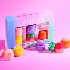 Midnight Minis | LANEIGE Laneige Lip Sleeping Mask Set, Mini Skincare, Watermelon Pops, Lip Masks, Sephora Skin Care, Laneige Lip Sleeping Mask, Lip Set, Preppy Room, Skin Care Items