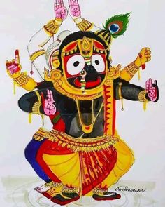 Modern Art Canvas Painting, Lord Jagannath, Radha Painting, Funny Friendship, Hindu Dharma, Hanuman Images, Ganesh Art