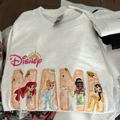 Custom Embroidery Tshirts 3rd Birthday Disney Shirt, Disney Embroidery Shirts, Embroidery Tshirts, Embroidery Shirts, Disney Embroidery, Disney Shirt, Shirt Embroidery, Disney Trip, Disney Tops