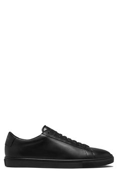 Clean-cut style is easy in this Italian sneaker fashioned from buttery leather with an abrasion-resistant lining and a lightweight rubber sole. Lace-up style Removable insole Leather upper and lining/rubber sole Made in Italy Oliver Cabell Low 1, Italian Sneakers, Sneaker Men, Clean Cut, Jet Black, Up Styles, Cut And Style, Sneakers Fashion, Rubber Sole