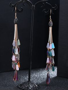 Item Code: 7174590201918 Material: Bead,Sliver Pattern: Tassel Highlight: Plated Party, Daily,Vacation Gift,Traveling