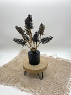 Black Vase Centerpiece, Rustic Black Arrangement, Fall Table Decor Black Vase Centerpiece, Plant Shelf Decor, Black Ceramic Vase, Glass Vases Centerpieces, Vase Centerpiece, Vase Noir, Farmhouse Centerpiece, Vase Decoration, Vip Club