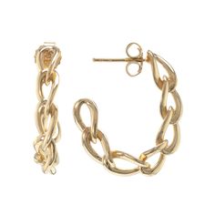 Finish off any ensemble with an elegant touch of edge with these lovely Judy Crowell sterling silver chain link hoop earrings. Click on this JEWELRY & WATCHES GUIDE to learn about fit, styles, materials and more! Finish off any ensemble with an elegant touch of edge with these lovely Judy Crowell sterling silver chain link hoop earrings. Click on this JEWELRY & WATCHES GUIDE to learn about fit, styles, materials and more! FEATURES Length: 26 mm Backings: post Metal: sterling silver Finish: polis Elegant Sterling Silver Hoop Earrings With Adjustable Chain, Elegant Sterling Silver Link Earrings, Elegant Silver Hoop Earrings With Adjustable Chain, Elegant Dangle Hoop Earrings With Cable Chain, Elegant Silver Chain Hoop Earrings, Elegant Silver Hoop Earrings With Chain Detail, Dangle Hoop Earrings With Cable Chain, Sterling Silver Chain Link Earrings, Box Chain Link Earrings As Gift