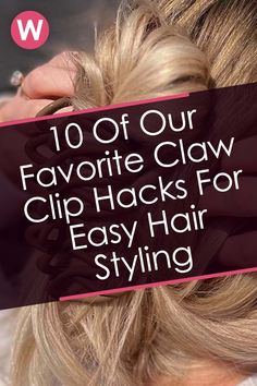 Hair Using Claw Clip, Shoulder Length Hair Styles Claw Clip, How To Put Long Hair Up In A Clip, Styling Curly Hair With Claw Clip, How To Do A Claw Clip With Short Hair, How To Put Up Hair In Claw Clip, Different Ways To Wear Your Hair In A Claw Clip, Medium Length Hair Clip Hairstyles