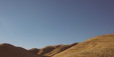 a person flying a kite on top of a dry grass covered hill in the desert