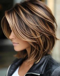 Κούρεμα Bob, Hair Styles And Color, Shoulder Length Bob, Hair Styles Color, Hair Cut Ideas, Hair Color Highlights