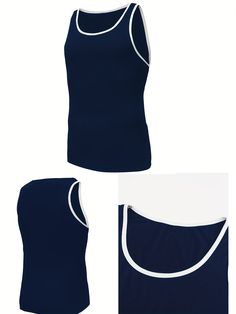 Casual Tank Tops, Top Sleeveless, Sleeveless Shirt, Gym Workout, Top Casual, Mens Summer, Gym Workouts, Men's Clothing, Tank Top