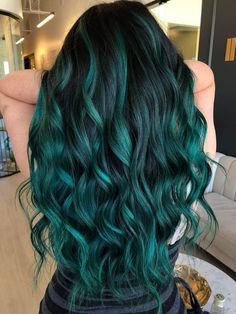 Dark Teal Hair, Hair Color Styles, Underneath Hair Color, Hidden Hair Color, Dark Green Hair, 2024 Hair Color, Underneath Hair, Hair Color Underneath, Hair Dress