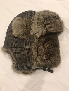 NEIMAN MARCUS BRAND Camel Hair and Genuine Rabbit Trapper Hat - M-L NWT. How To Make Hair Raps, Clothing Brand Packaging, Moose Blood, Paint Brush Art, Trapper Hat, Grandpa Sweater, Trapper Hats, Stuff And Thangs, Easy Trendy Outfits