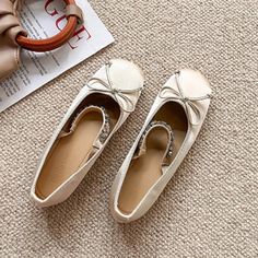 LBSFY - Bow Ballet Dance Flats Women Shoes Shallow Mary Jane Fashion Dress Lolita Sandals 2024 Spring New Casual Cozy Zapatos Para Mujer SIZE LIST Foot length 22.5(cm) = You should choose Size 35 Foot length 23.0(cm) = You should choose Size 36 Foot length 23.5(cm) = You should choose Size 37 Foot length 24.0(cm) = You should choose Size 38 Foot length 24.5(cm) = You should choose Size 39 Foot length 25.0(cm) = You should choose Size 40 Size Notice: 1.The US size or EUR size maybe different with Summer Evening Dance Shoes, Spring Party Ballet Flats, Spring Party Dance Shoes With Round Toe, Party Mary Jane Sandals With Flat Heel, Mary Jane Flat Heel Sandals For Party, Summer Mary Jane Flats With Round Toe, Mary Jane Ballet Flats For Spring Party, Summer Closed Toe Mary Jane Flats, Elegant Gold Dance Shoes For Summer