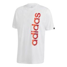 Adidas Colorblock Logo Printing Sports Round Neck Short Sleeve White GD5912 (Men's) White Adidas Workout T-shirt, Adidas Logo White T-shirt For Workout, White Adidas Logo T-shirt For Workout, White Adidas Logo Crew Neck Activewear, White Adidas Crew Neck Activewear, White Color Block T-shirt For Sports, White Adidas Activewear With Athletic Fit, White Adidas Athletic Fit Activewear, Athleisure Sports T-shirt With Color Block