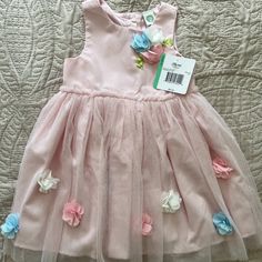 Nwt Little Me Toddler Girl's Pink Dress With Tutu Skirt And Flowers Attached. Diaper Cover Included. Size 18m, In Excellent Condition. Playful Spring Tutu Dress For Dress-up, Playful Cotton Tutu Dress For Spring, Spring Party Cotton Tutu Dress, Sweet Fitted Tutu Dress For Spring, Cute Fitted Spring Tutu Dress, Cute Fitted Tutu Dress For Spring, Spring Playtime Fitted Tutu Dress, Spring Pink Tutu Dress For Playtime, Pink Tutu Dress For Playtime In Spring