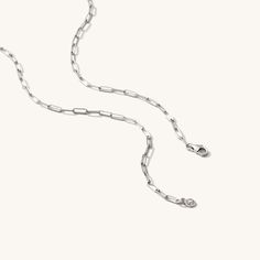 Link length 0.23" | 6mm Link width 0.08" | 2.1mm Link thickness 0.001" | 0.4mm Product ID 691 Classic Silver Hypoallergenic Chain Necklace, Classic Hypoallergenic Chain Necklace For Everyday Wear, Classic Hypoallergenic Chain Necklace For Everyday, Paper Clip Necklace, Boyfriend Necklace, Paper Clip, Silver Necklaces, Ring Shopping, Ring Earrings