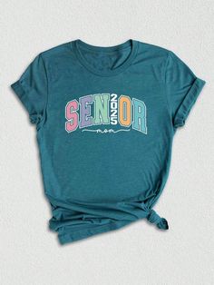 a women's t - shirt with the word senior on it