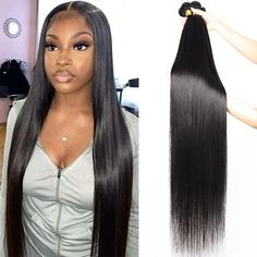 Brazilian Straight Human Hair, Straight Hair Extensions, Brazilian Hair Bundles, U Part Wigs, Glossy Hair, Women's Wigs, Remy Human Hair Extensions, Body Wave Hair, Straight Human Hair