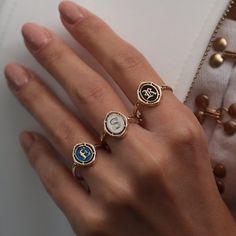 14k Gold Enamel Ring For Anniversary, Gemstone Enamel Ring, Rose Gold Enamel Ring, Luxury Enamel Promise Ring, Luxury Round Enamel Promise Ring, Personalized Enamel Anniversary Ring, Personalized Enamel Ring As Gift, Personalized Enamel Rings As Gifts, Personalized Anniversary Enamel Ring