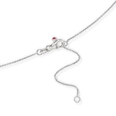 Roberto Coin .23ct t. w. Diamond Station Necklace in 18kt White Gold. 16". Founded in Vicenza, the City of Gold in 1977, Roberto Coin jewelry celebrates the elegance of femininity, creativity and craftsmanship. This lovely necklace features a dainty 18kt white gold cable chain that dangles dazzling drops of .23 ct. t. w. round brilliant-cut diamonds. Includes a hidden Roberto Coin signature inside: a tiny gemstone as a secret gift of good wishes to every woman wearing it. Includes 2" extender. M Roberto Coin Jewelry, City Of Gold, Good Wishes, April Birthday, Diamond Birthstone, Roberto Coin, Coin Jewelry, Station Necklace, Lovely Necklace