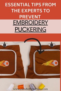 How To Prevent Fabric Puckering in Your Embroidery Machine-Tips From Experts Brother Embroidery, Embroidery Threads, Hand Embroidery Flowers, Embroidery Monogram