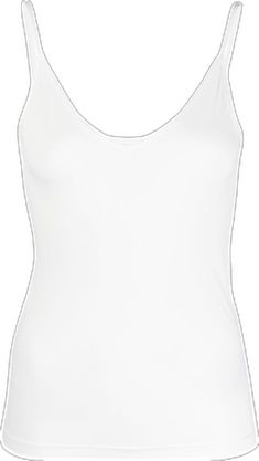 White Stretch V-neck Camisole, White Elastane Tank Top With Built-in Bra, White V-neck Tank Top With Delicate Straps, White V-neck Camisole With Delicate Straps, White Tank Top With Built-in Bra, Chic White Tank Top With Built-in Bra, White Chic Tank Top With Built-in Bra, Chic White Tank Top With Delicate Straps, Elegant Elastane Camisole Top