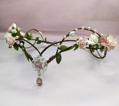 Elven Style, Elven Circlet, Elven Fairy, Elf Crown, Elegant Crown, Silly Clothes, Flowers Beads