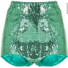 Designer Green Sequin Embellished Shorts High Waist Elasticated Waistband Made In Italy Composition: Polyester 100% Washing Instructions: Dry Clean Only Waist 12” Length 14.5” Length On Thighs 10” Embellished Shorts, Green Sequins, Sequin, Dolce And Gabbana, High Waist, In Italy, High Waisted, Womens Shorts, Italy