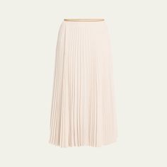 Vince skirt designed with accordion pleats Mid rise Midi length A-line silhouette Slip-on style Polyester Imported Accordion Pleats, Pleated Midi Skirt, Skirt Design, Bergdorf Goodman, Midi Length, Mid Rise, Midi Skirt, Tops Designs, A Line