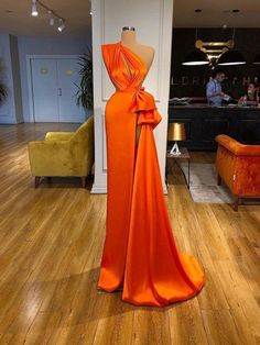 Valdrin Sahiti, Orange Dresses, Make Your Own Dress, Glamour Dress, Evening Dress Fashion, Dress Aesthetic, Gala Dresses, Glam Dresses, Dress Picture