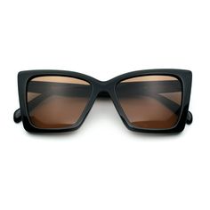 Designed with simple bold lines and shape, these retro squared rectangular cat eye silhouette sunglasses will add fresh new breath to your collection. Complete with an understated gradient and subdued lens that add the perfect amount of elegance and a retro frame. Made with a plastic based frame, reinforced metal hinges, and 100% UV protected lenses. (c727) Size: 53-18-138.  Color: Brown.  Gender: female.  Age Group: adult. Retro Frame, Eye Silhouette, Metal Hinges, Oversized Sunglasses, Cloth Bags, Hinges, Cat Eye, Sunglasses Accessories, Gender Female