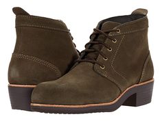 WORX Zink Chukka Steel Toe - Women's Shoes : Loden Green : Look fabulous while protecting your feet at all cost with WORX Zink Chukka Steel Toe booties! Women's 4 steel-toe that meets ASTM F2413-11, F/I/75/C/75, impact and compression and EH (Electrical Hazard) standards. Man-made upper. Lace closure. Round-toe silhouette. Man-made lining. Man-made insole. StarGrip Dual Zone slip resistance outsole tested per ASTM F2913-19 (using the SATRA slip equipment) for best. Wrapped low-heel. Imported. Me Workwear Ankle-high Boots With Reinforced Toe, Ankle-high Work Boots With Reinforced Heel, Ankle-high Walking Boots With Reinforced Toe, Steel Toe Boots Women, Loden Green, Steel Toe Shoes, Steel Toe Boots, Toe Boots, Toe Shoes