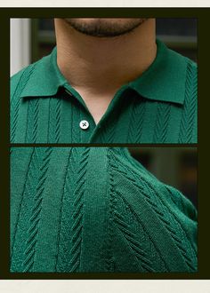 Product information: Material composition: Lyocell fiber (lyocell) 100% Size: 3XL,2XL,M,L,XL Color: dark green, navy blue, white Style: slim fit Size Information: Unit: cm Note: 1. Asian sizes are 1 to 2 sizes smaller than European and American people. Choose the larger size if your size between two sizes. Please allow 2-3cm differences due to manual measurement. 2. Please check the size chart carefully before you buy the item, if you don't know how to choose size, please contact our customer se Green Fitted Classic Polo Sweater, Classic Fitted Green Polo Sweater, Fitted Classic Green Polo Sweater, Classic Green Sweater With Ribbed Collar, Classic Green Textured Knit Sweater, Green Long Sleeve Casual Polo Sweater, Classic Green Long Sleeve Sweater, Casual Winter Polo Sweater With Seamless Collar, Casual Winter Sweater With Seamless Collar